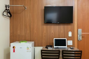 Minibar, desk, blackout drapes, soundproofing