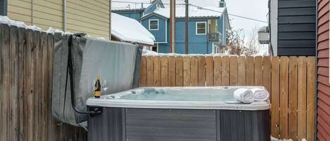 Bain à remous extérieur