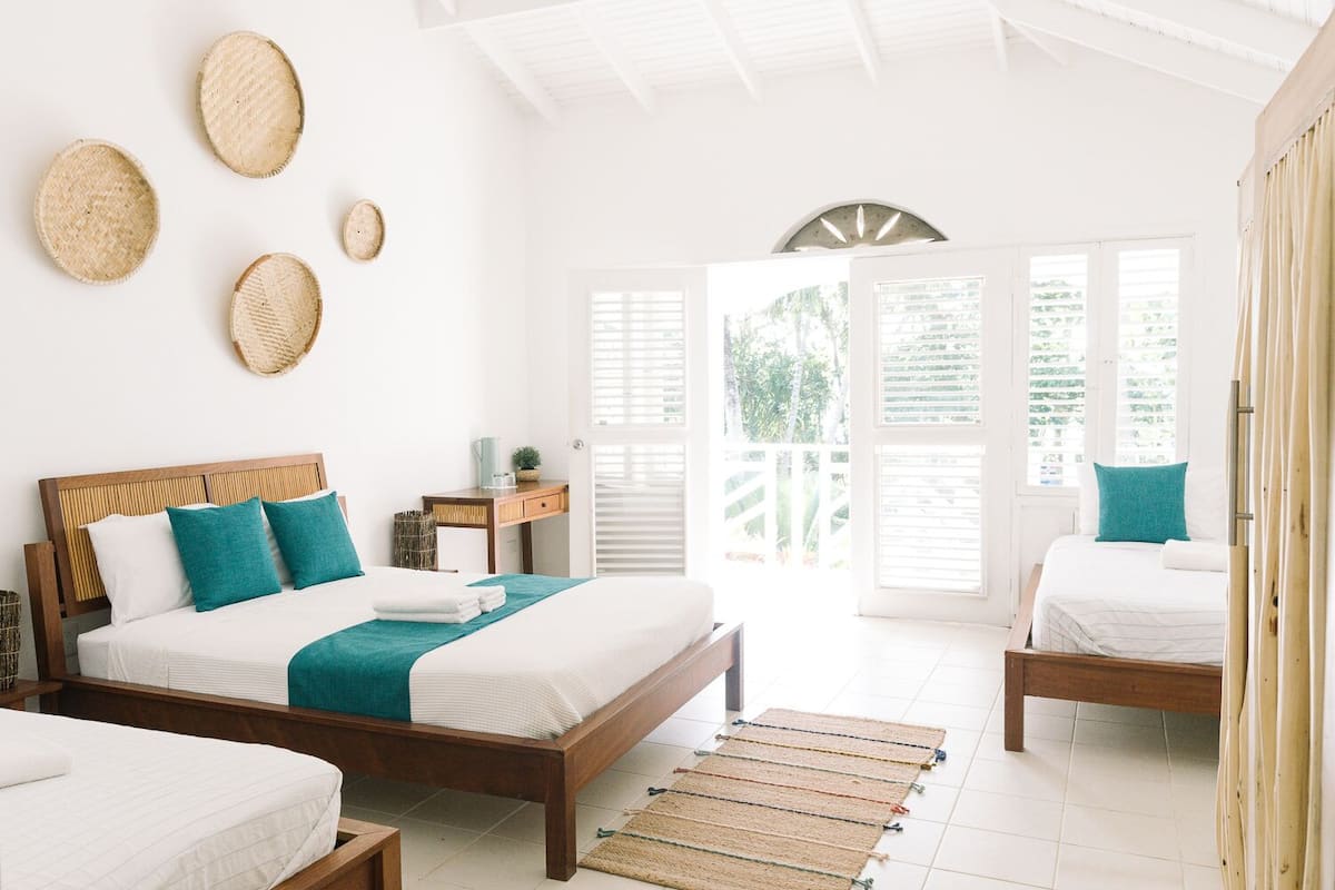 Superior Double Room, Multiple Beds, Non Smoking, Partial Ocean View | 1 bedroom, desk, free WiFi, bed sheets