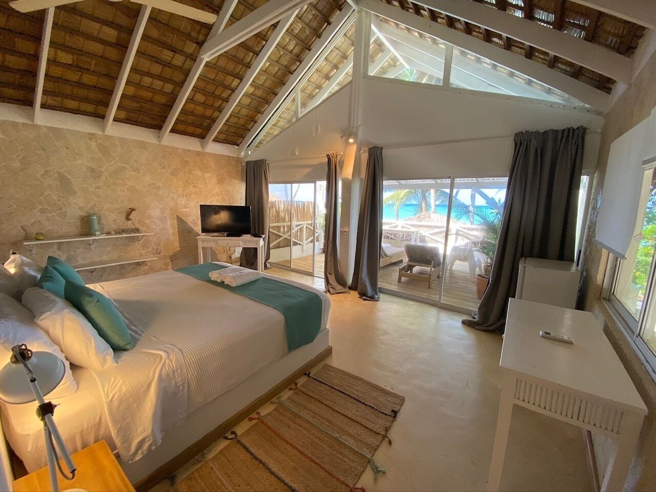 family loft, multiple beds, beach view | 1 bedroom, desk, free wifi, bed sheets