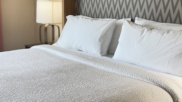 Couette en duvet d'oie, surmatelas, bureau, rideaux occultants