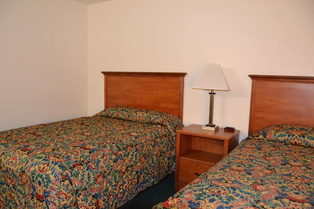 Basic Double Room, 2 Double Beds, Non Smoking | Desk, laptop workspace, blackout drapes, iron/ironing board (on request)
