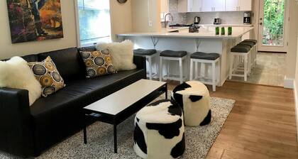 Einstein Lounge in Downtown - 2 BR w Loft and Fenced Yard