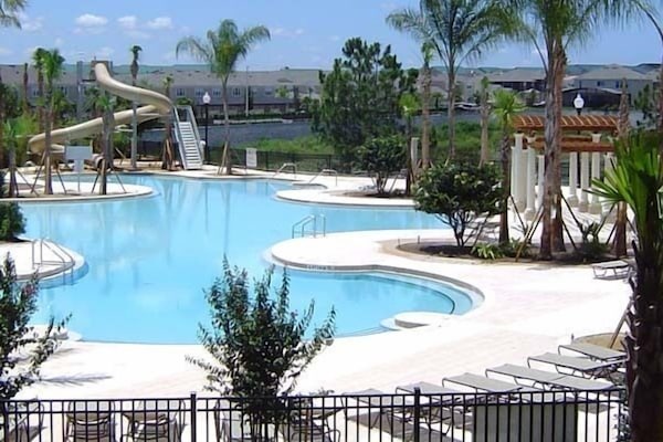 Una piscina riscaldata