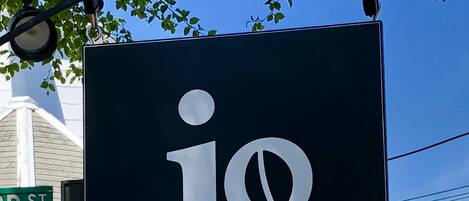 A sign for 'Joe Coffee' with the text 'since 1998' below it.