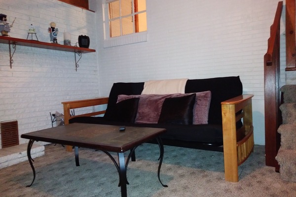 The sunroom brings a peaceful feeling