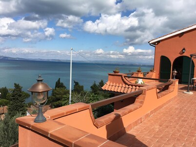 "BLUE HOUSE" beautiful semi-detached villa with breathtaking views