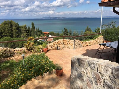 "BLUE HOUSE" beautiful semi-detached villa with breathtaking views