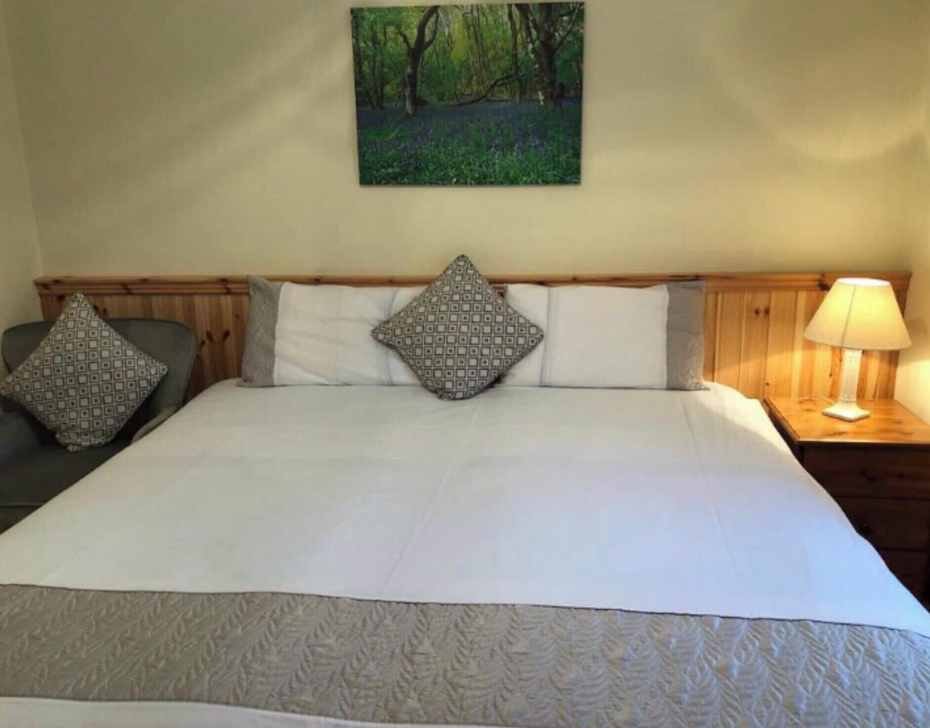 4 bedrooms, iron/ironing board, WiFi, bed sheets