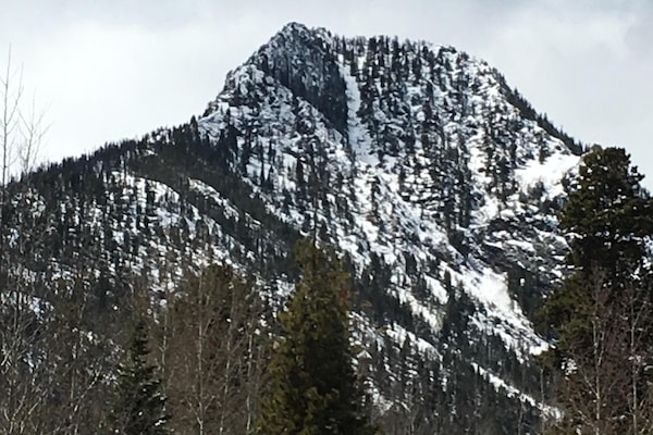 mountain view from master bedroom window