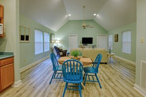 Smart TV, DVD player, books