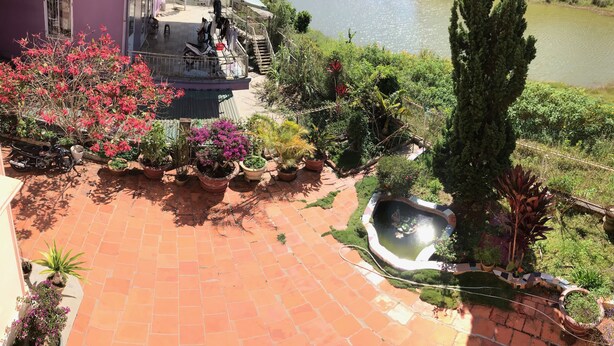Chambre double (Pond View) | Vue sur la cour