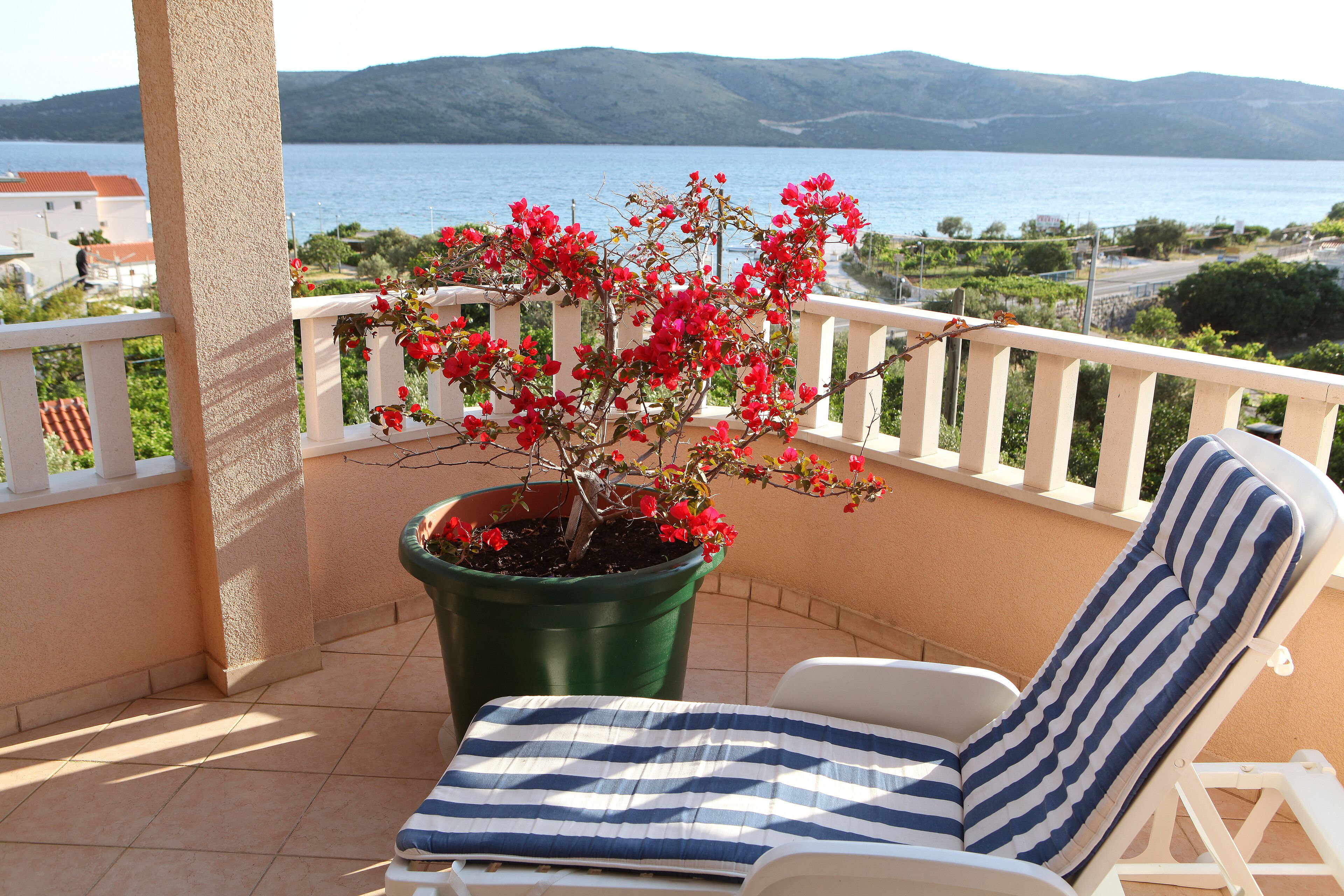 Deluxe Apartment, 2 Bedrooms, Sea View | Balcony view