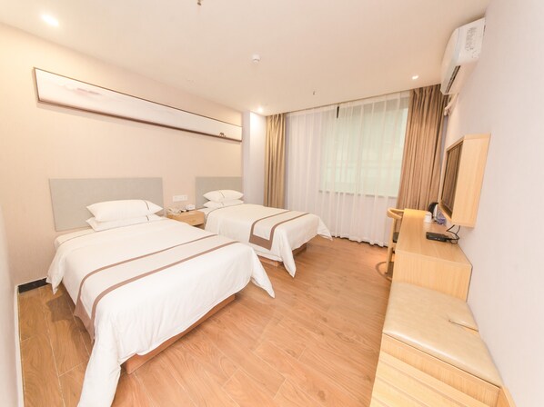 Business Twin Room | Blackout drapes, free WiFi, bed sheets