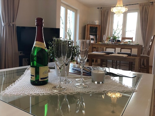 Nordseeblick Ferienhaus in Alleinlage mit Meerblick und Hund