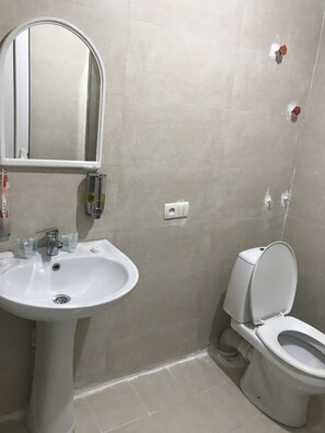 Shower, hair dryer - Royal Sky Hotel (Tbilisi)