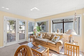 TV, DVD player - Shore Drive Condo in Popular Complex with Harry the Hats Restaurant On-Site - (Myrtle Beach)