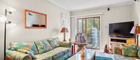 Una televisión, un reproductor de DVD