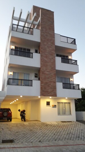 Majoituspaikan julkisivu