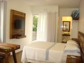 Suite studio Standard, 1 lit double | Literie de qualité, lit avec matelas à plateau-coussin, minibar