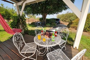 Family Cabin, 1 Bedroom, Non Smoking | Terrace/patio