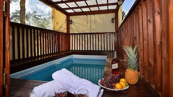 Cabana superior, para não fumantes | Piscina particular