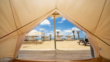 Telt – comfort, delt bad