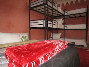 Desk, rollaway beds, free WiFi, bed sheets