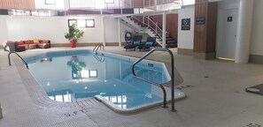 Indoor pool, open 10:00 AM to 10:00 PM, sun loungers - Super 8 by Wyndham Spruce Grove (Spruce Grove)