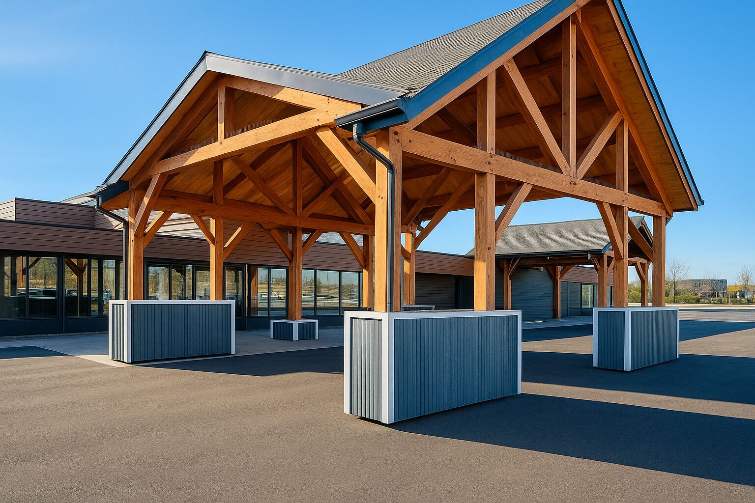 Fassade der Unterkunft