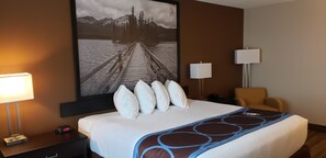 Zimmer, 1 King-Bett, Nichtraucher | Schreibtisch, Verdunkelungsvorhänge, Bügeleisen/Bügelbrett