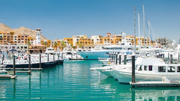 Enjoy waterfront views and access to a variety of boats in this scenic coastal town.