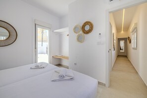 2 slaapkamers, een kluis op de kamer, een strijkplank/strijkijzer