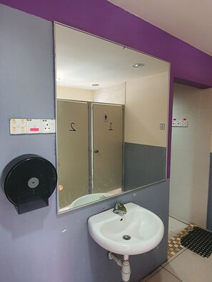 Dormitorio compartido estándar, dormitorio mixto | Baño | Ducha y toallas