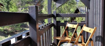 Studio calme pied de pistes, 4 couchages, Risoul 1850