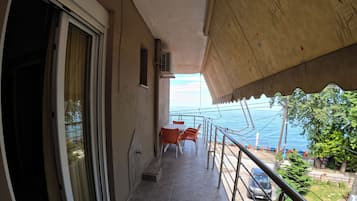 Panoramic Apartment, Beach View | Terrace/patio