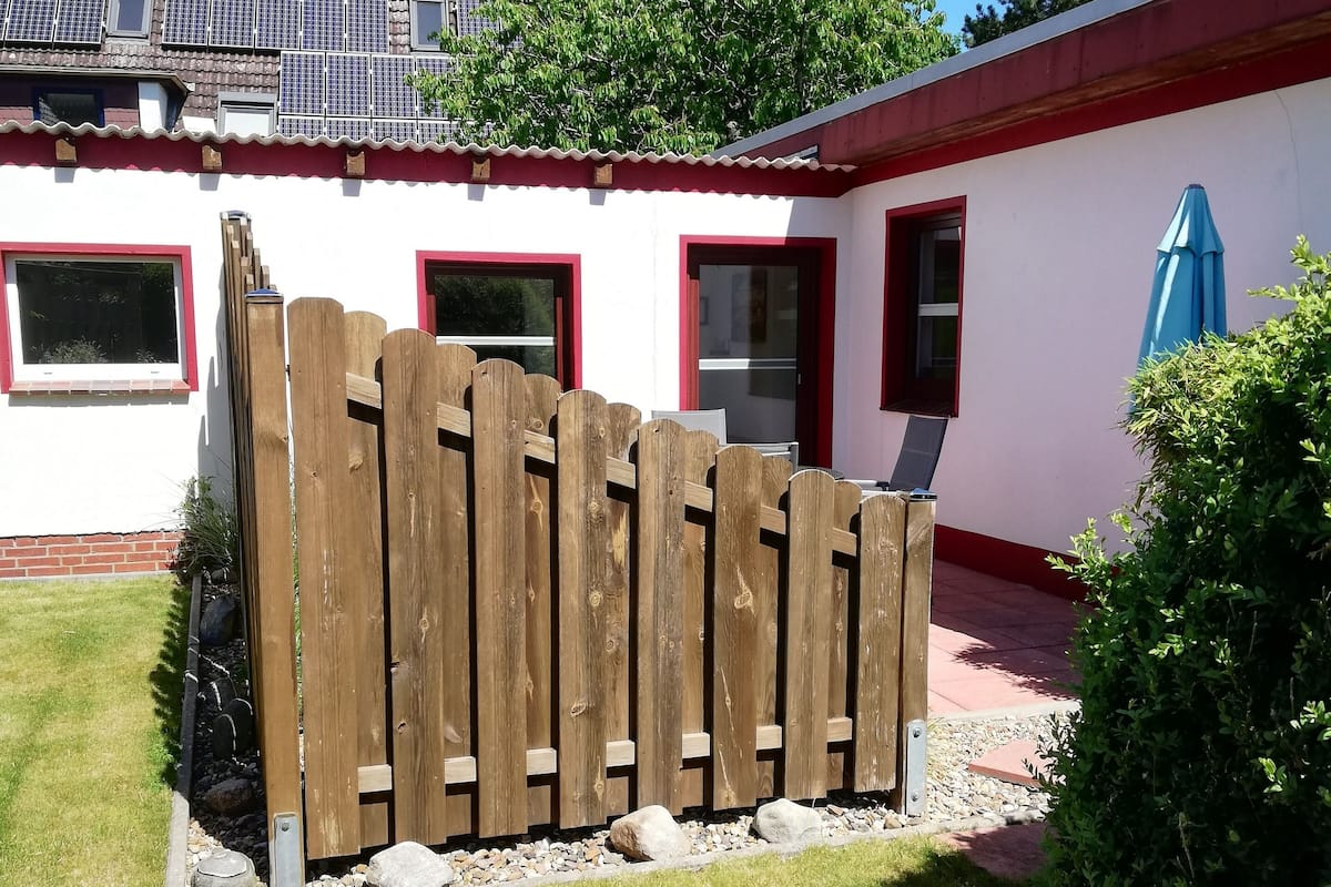 Comfort Apartment, Garden View (Ferienwohnung 2) | Terrace/patio