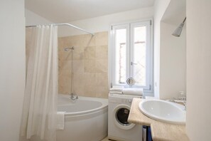 Hair dryer, towels