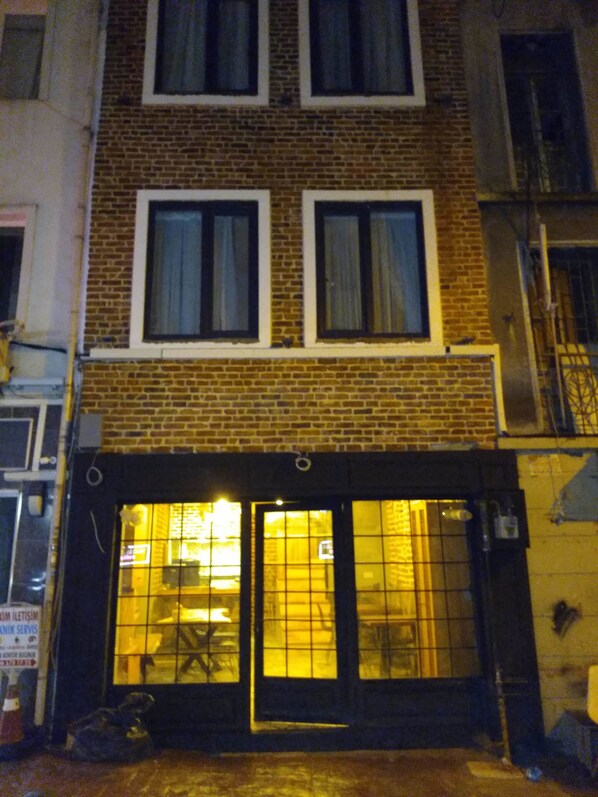 Front of property – evening/night