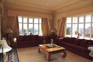 TV, fireplace, DVD player, books - Spectacular Mediterranean Villa on the Irish Sea (Dublin)