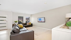 Smart TV, DVD player, stereo