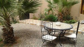 Outdoor dining - YouRide Surf Camp is based in Mirleft South of Agadir city. (Mirleft)