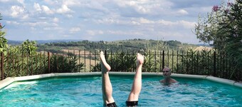 Scheune mit Garten und Swimmingpool zur alleinigen Nutzung
