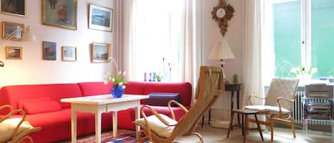 TV, DVD player, stereo