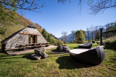 Spa, Sauna 10min from the ski slopes, Magnificent renovated sheepfold