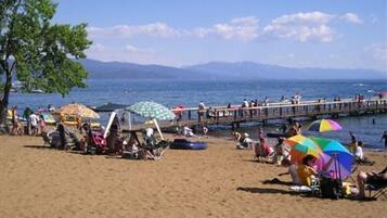Sun loungers, beach towels