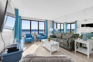 Smart TV, DVD player, stereo