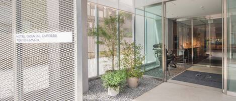 Entrada de l'allotjament