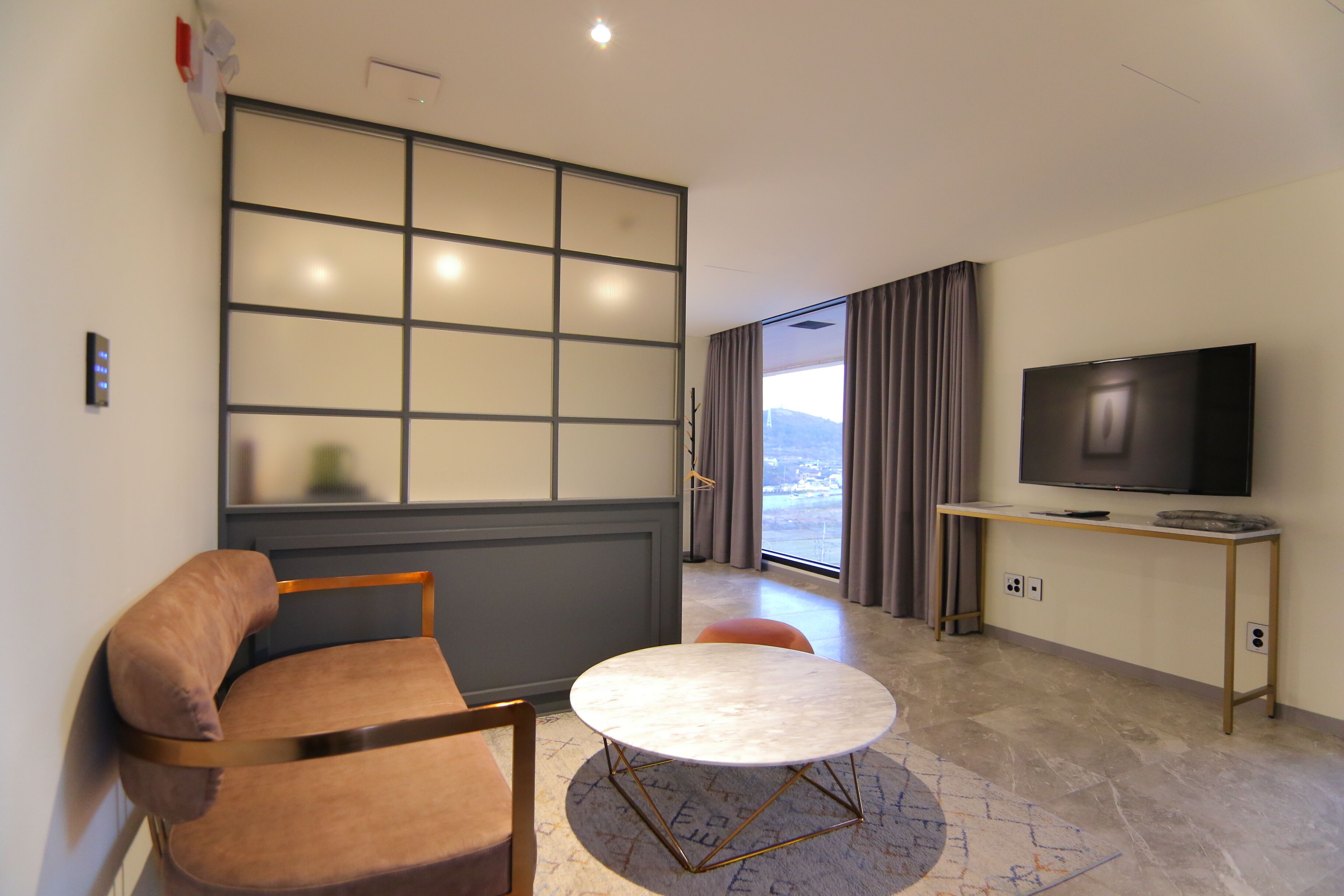 standard room, terrace | living area | 40-inch flat-screen tv with cable channels, tv, heated floors