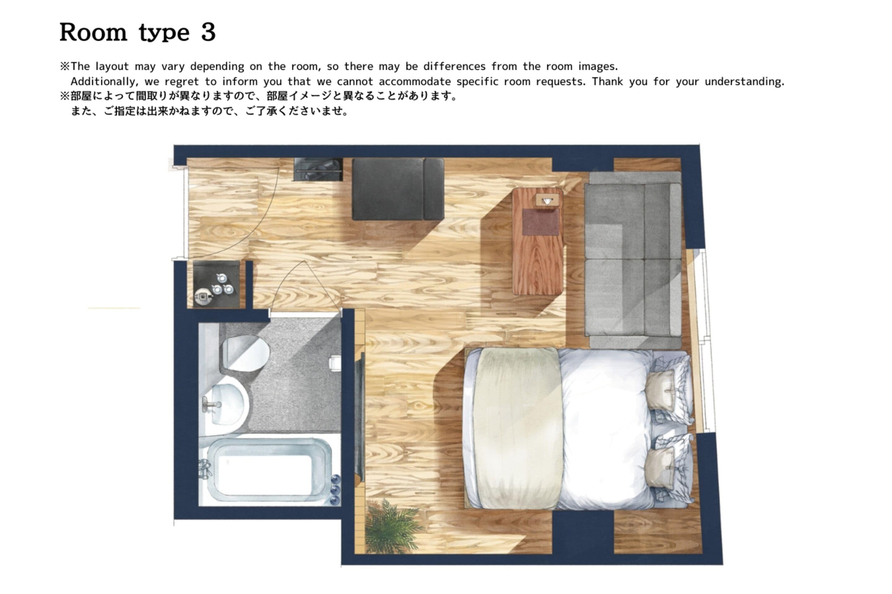 apartment, 1 double bed with sofa bed, non smoking | desk, blackout curtains, free wifi